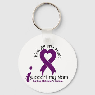 Alzheimers Disease I Support My Mum Key Ring