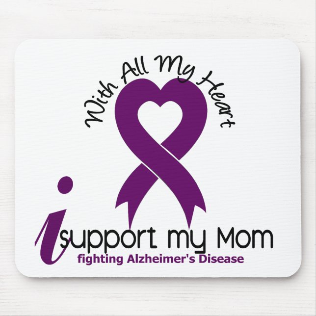 Alzheimers Disease I Support My Mum Mouse Pad (Front)