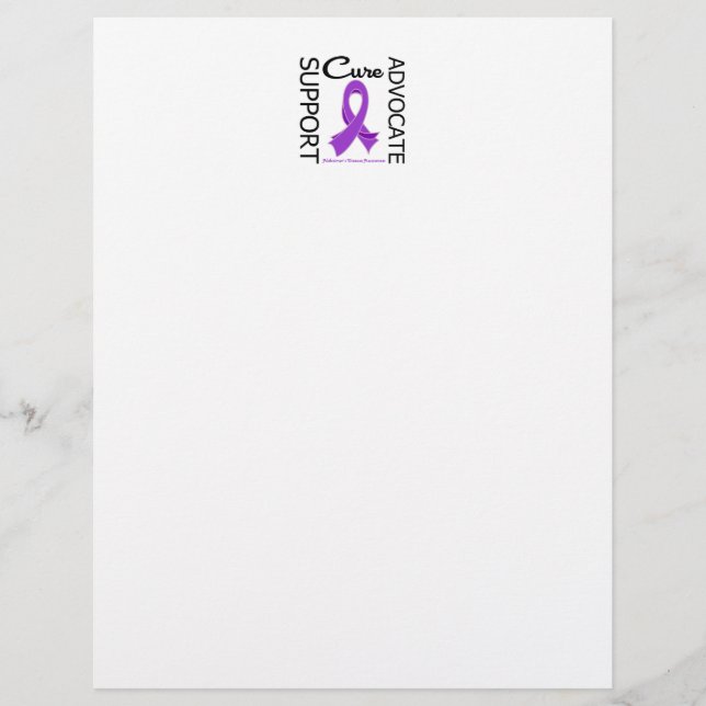 Alzheimer's Disease Support Advocate Cure (Front)