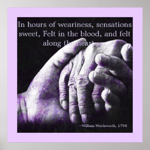 Alzheimers - In Hours Of Weariness Poster