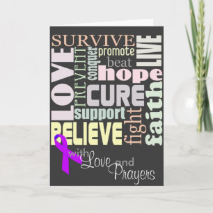 Alzheimer's Inspirational Words Card