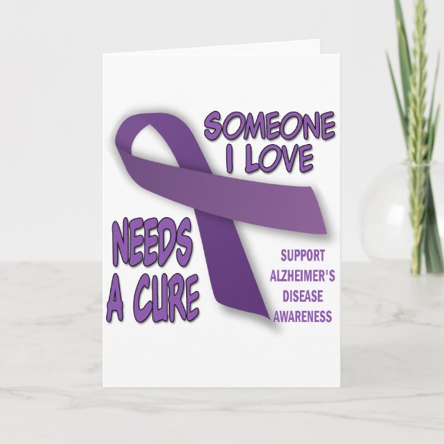 Alzheimer's Support Card (Front)