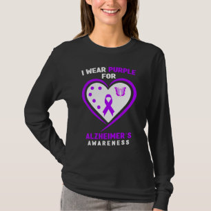 Alzheimeru2019s I Wear Purple For Alzheimeru2019 T-Shirt