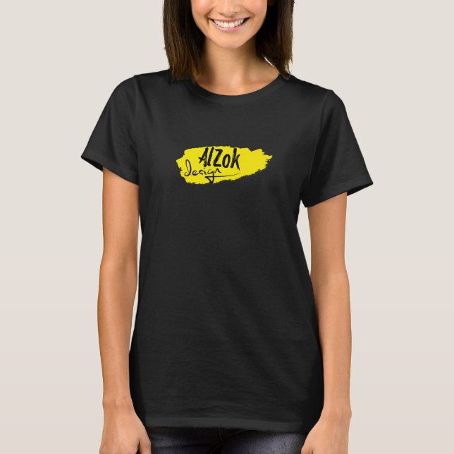 Alzok Design Unusual Nice Awesome Simple For Frien T-Shirt (Front)
