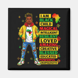 Am black child history month african american boys magnet