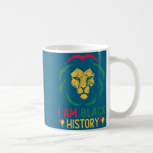 Am black history african american black pride coffee mug