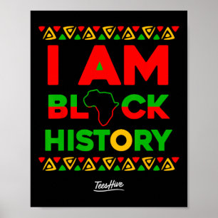 Am Black History Afrocentric African American  Poster