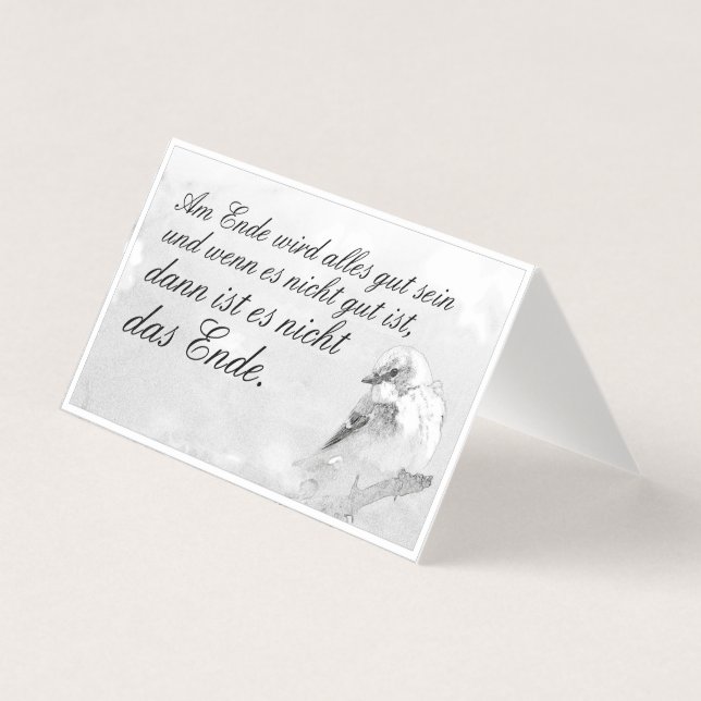 Am Ende wird alles gut sein (Front)