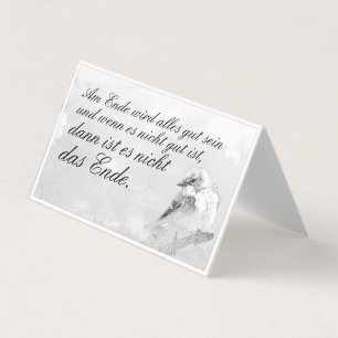 Am Ende wird alles gut sein