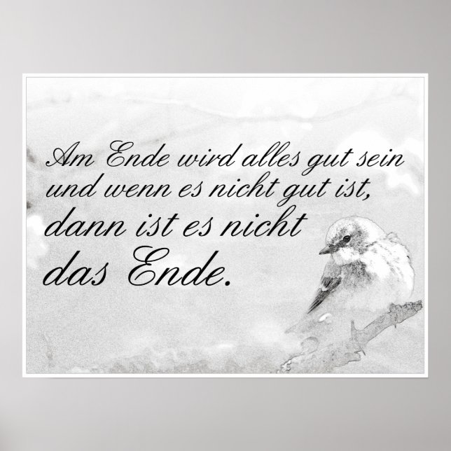 Am Ende wird alles gut sein Poster (Front)