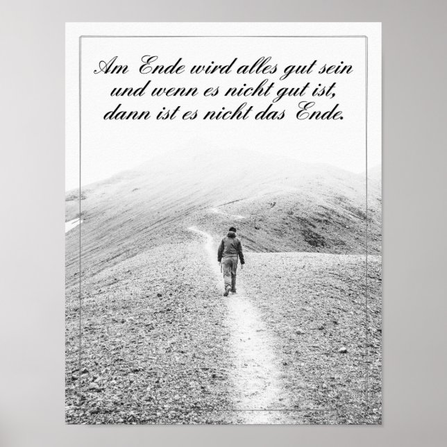 Am Ende wird alles gut sein Poster (Front)