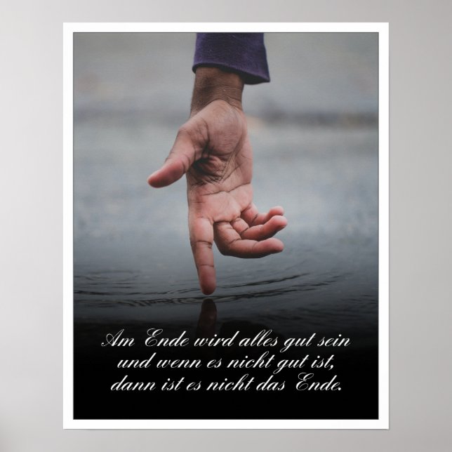 Am Ende wird alles gut sein Poster (Front)