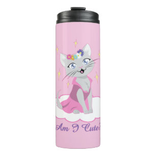 Am I Cute? Thermal Tumbler