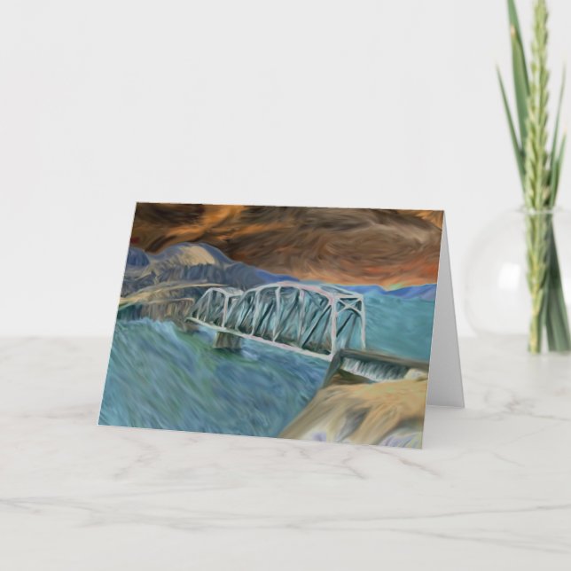 Am I The Bridge?" Holiday Card (Front)