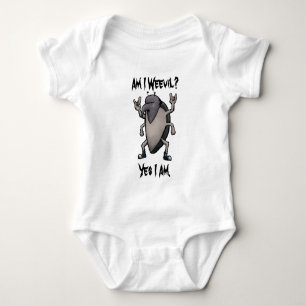 Am I Weevil Heavy Metal Cartoon Baby Bodysuit