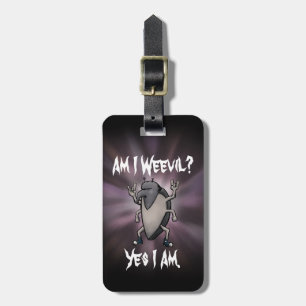 Am I Weevil Heavy Metal Cartoon Luggage Tag