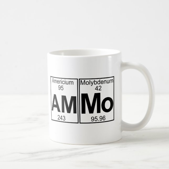 Am-mo (ammo) - Full Coffee Mug (Right)