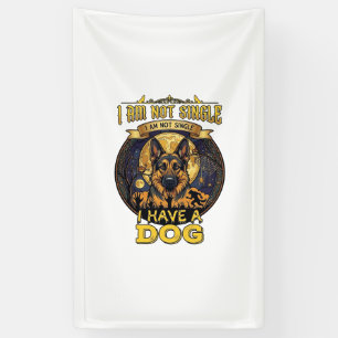 Am Not Single Have Dog Halloween_1 Banner