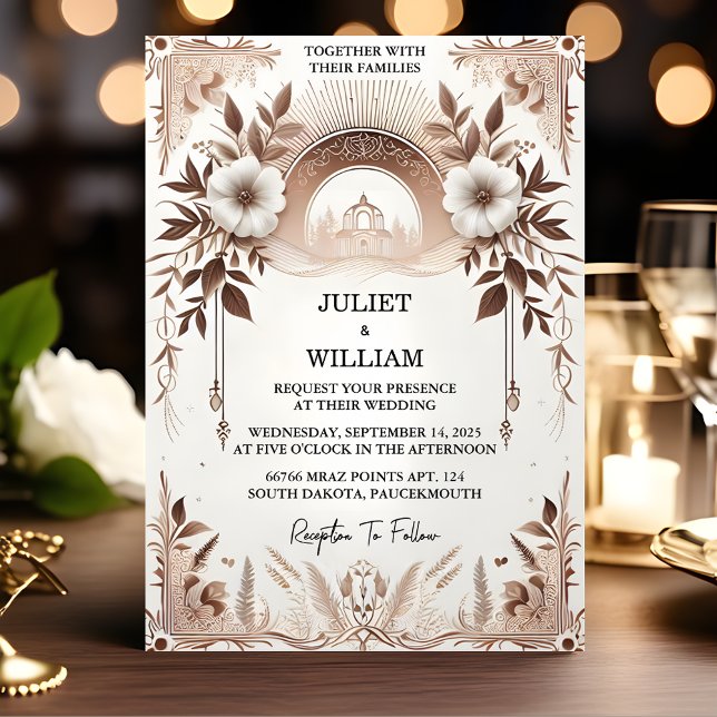 Am Simple Traditional Marriage Vow Renewal Wedding Invitation (Creator Uploaded)