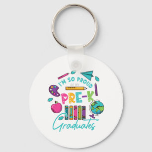 Am So Proud Of My Pre K Graduates Last-day School Key Ring