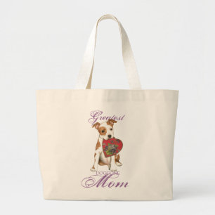 Am Staff Heart Mum Large Tote Bag
