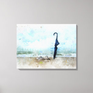 Am Strand Canvas Print