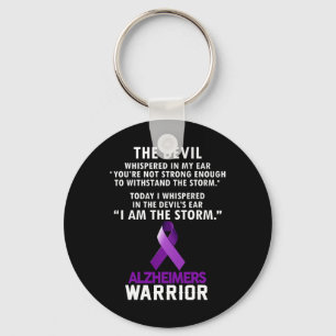 Am The Storm Alzheimerheimer Warrior Key Ring