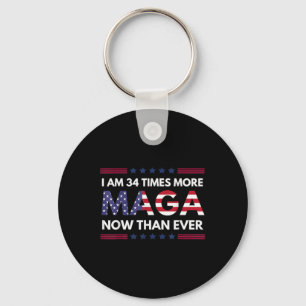 Am &#  Times More Maga Now Than Ever Trump Suppor Key Ring