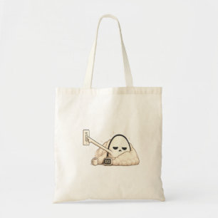 AM Turning Off Lights - Cute Tired Night Owl Chara Tote Bag