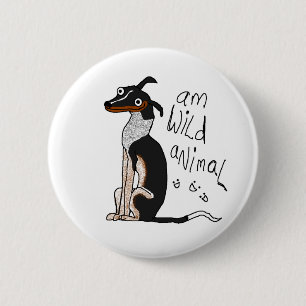 Am Wild Animal 6 Cm Round Badge