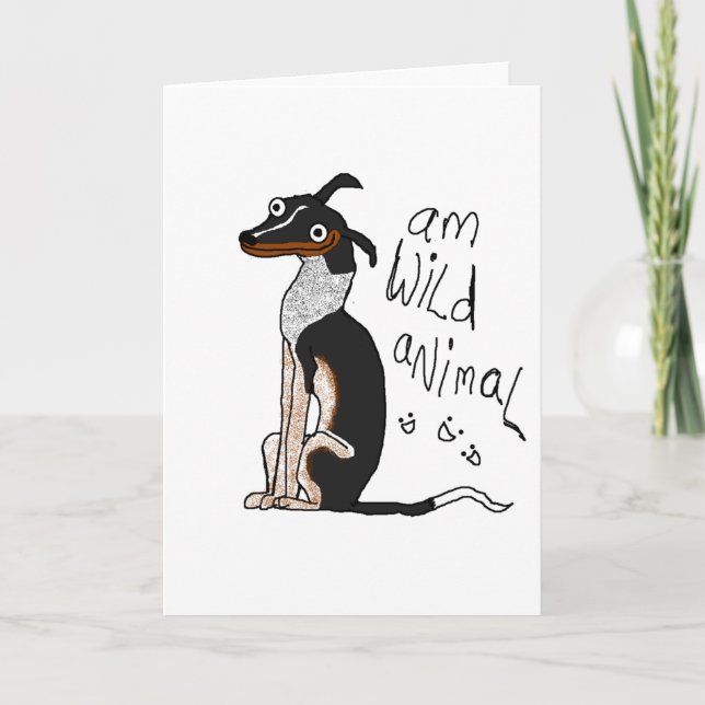 Am Wild Animal Card (Front)