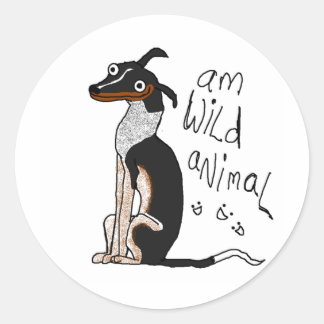 Am Wild Animal Classic Round Sticker
