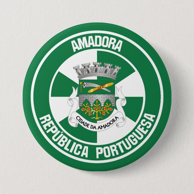 Amadora Round Emblem 7.5 Cm Round Badge (Front)