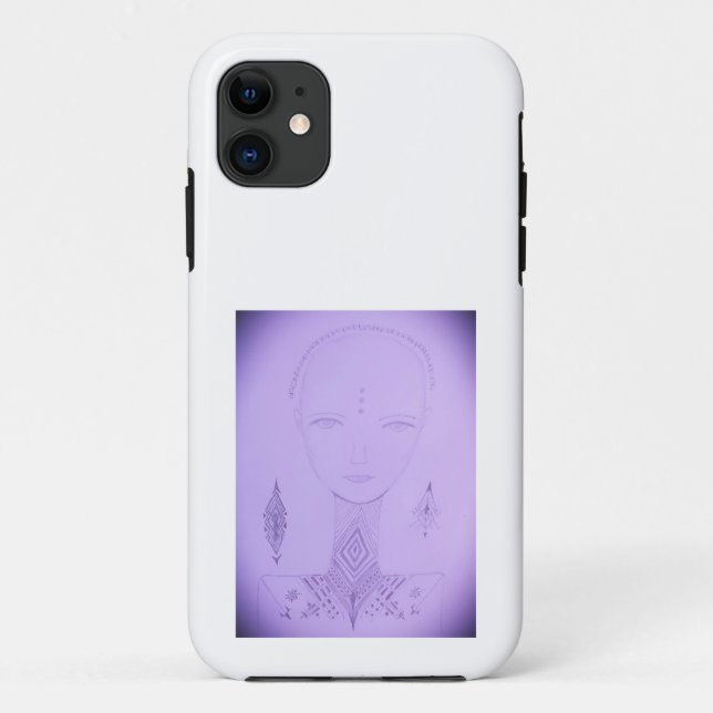 Amal Unique Colourful Portrait Case-Mate iPhone Case (Back)