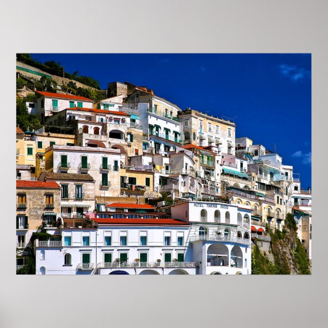 Amalfi Architecture Poster (Front)