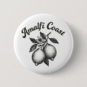 Amalfi Coast 6 Cm Round Badge