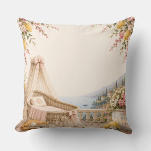 Amalfi Coast Baby Nursery Mediterranean Coastal Cushion