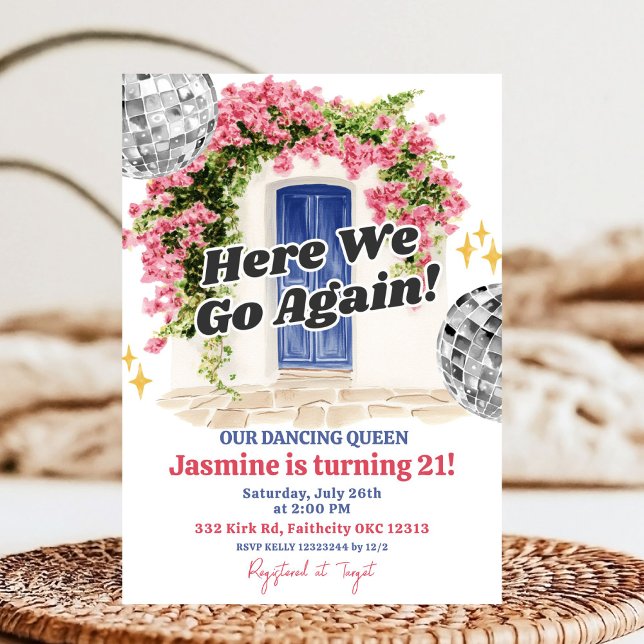 Amalfi Coast birthday party Invitation (Creator Uploaded)