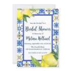 amalfi coast bridal shower invitations