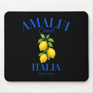 Amalfi Coast Italia Lemons Summer Travel Vacation Mouse Pad