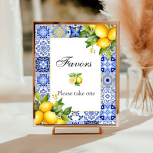Amalfi Coast Italian Baby Shower Favors  Poster