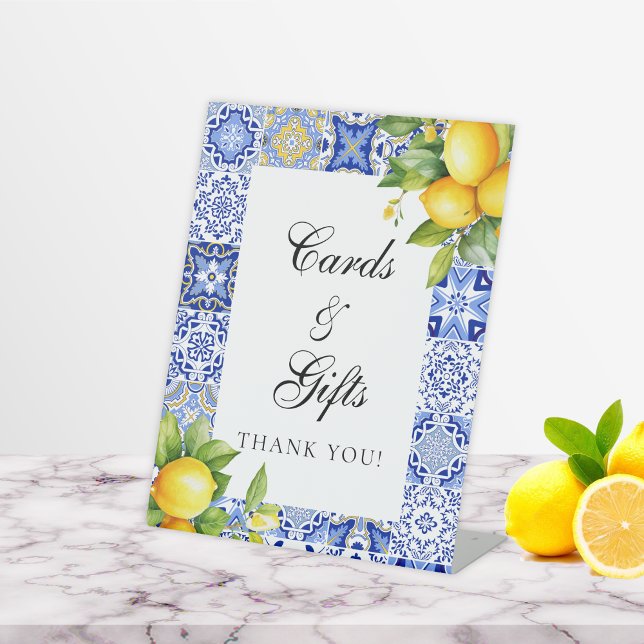 Amalfi Coast Italian Cards & Gifts Pedestal Sign (Creator Uploaded)