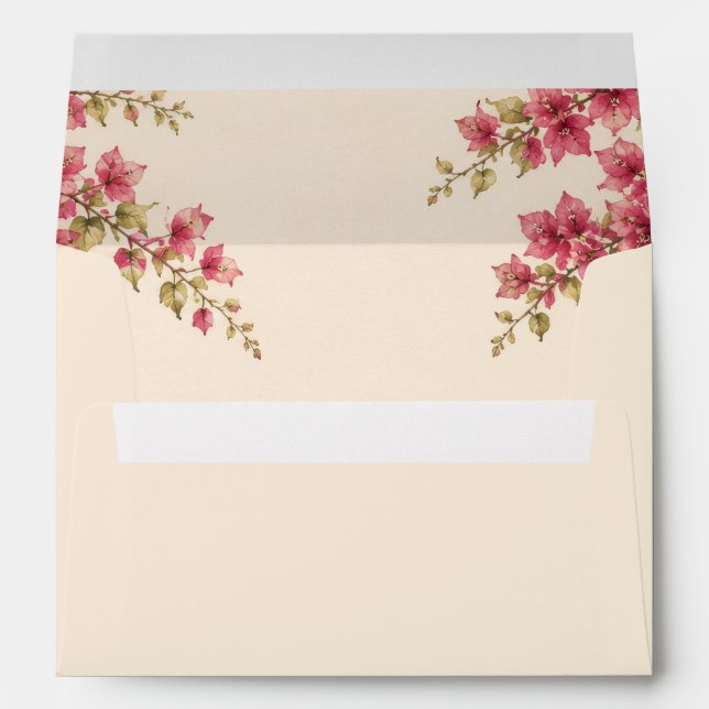 Amalfi Coast | Italian Lemon & Mediterranean Tile Envelope (Back (Bottom))