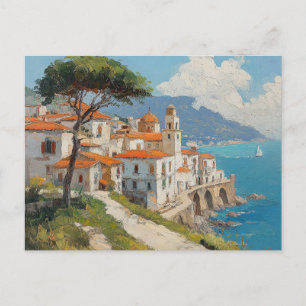 Amalfi Coast Italy  Postcard