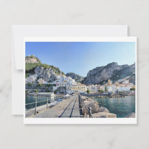 Amalfi Coast, Italy postcard Amalfi, capri,
