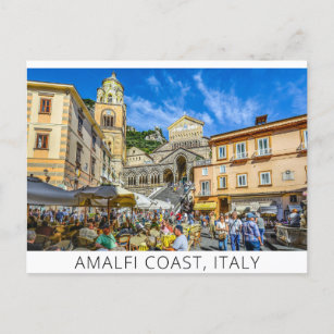 Amalfi Coast, Italy postcard     Amalfi, positano,