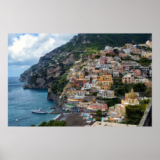 Amalfi Coast Italy Poster (Front)