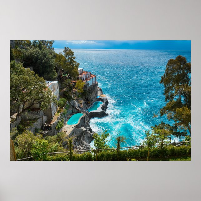 Amalfi Coast Italy Poster (Front)