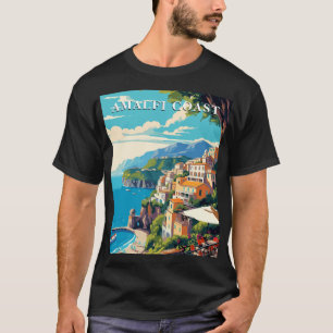 Amalfi Coast Italy Retro Travel Vintage Style  T-Shirt