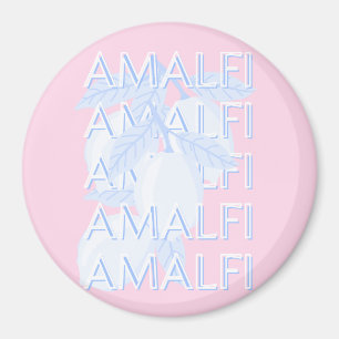 Amalfi Coast, Italy, Travel Art, Preppy Magnet